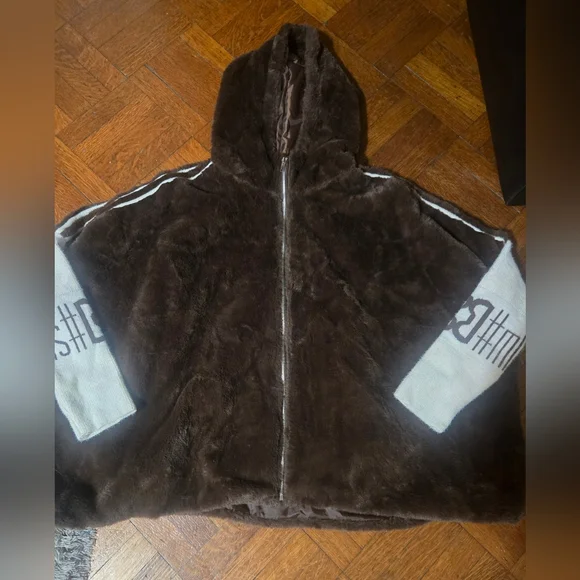 Gorgeois Plush Boutique Jacket W Hood, Size Small Hp🔥🔥🔥🔥 - Picture 6 of 7
